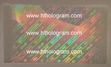 security transparent holographic ID card samples 1